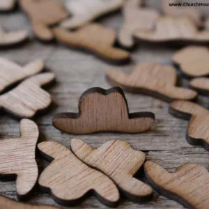 100 Wooden Cowboy Hats