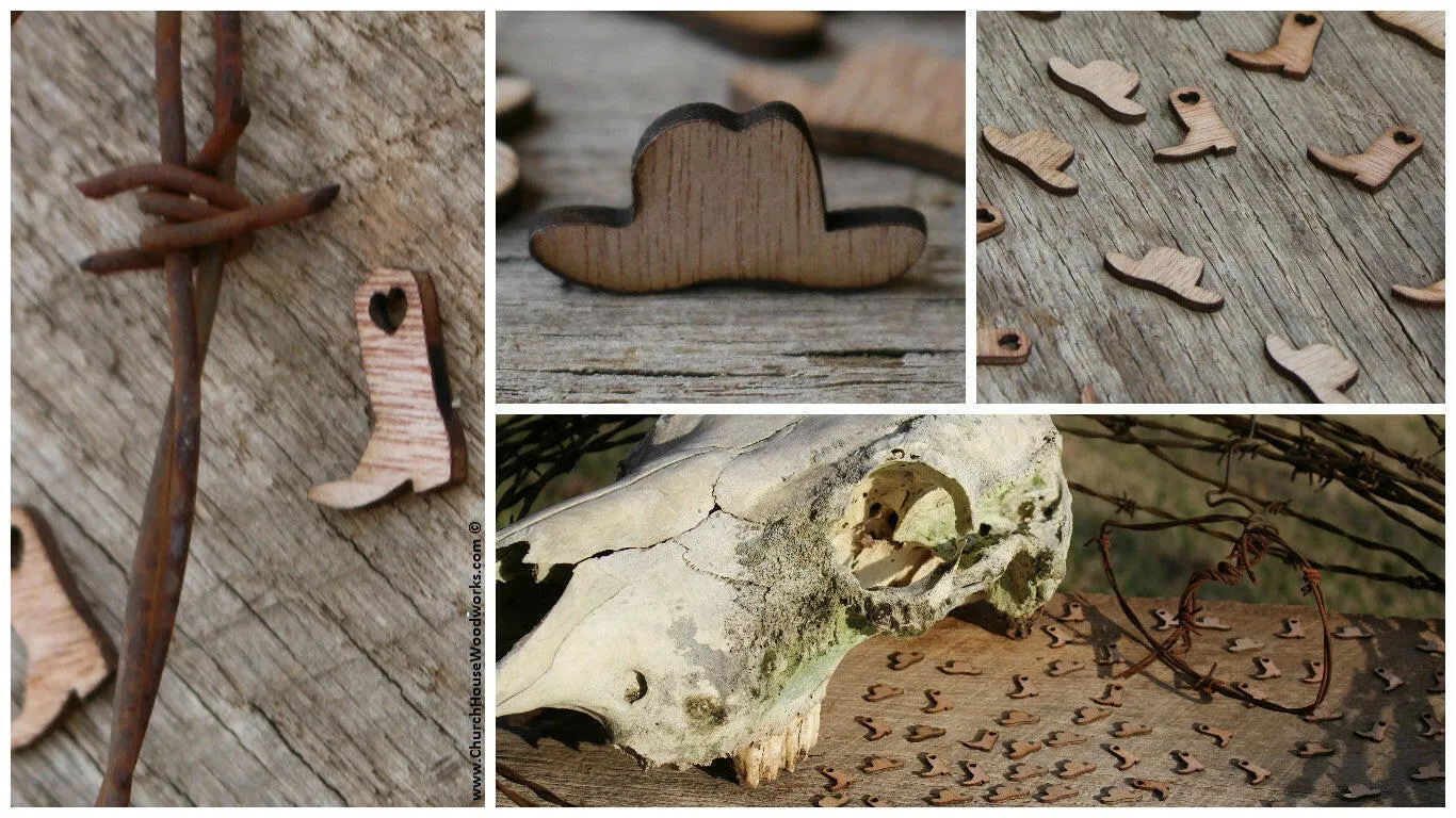100 Wooden Cowboy Hats