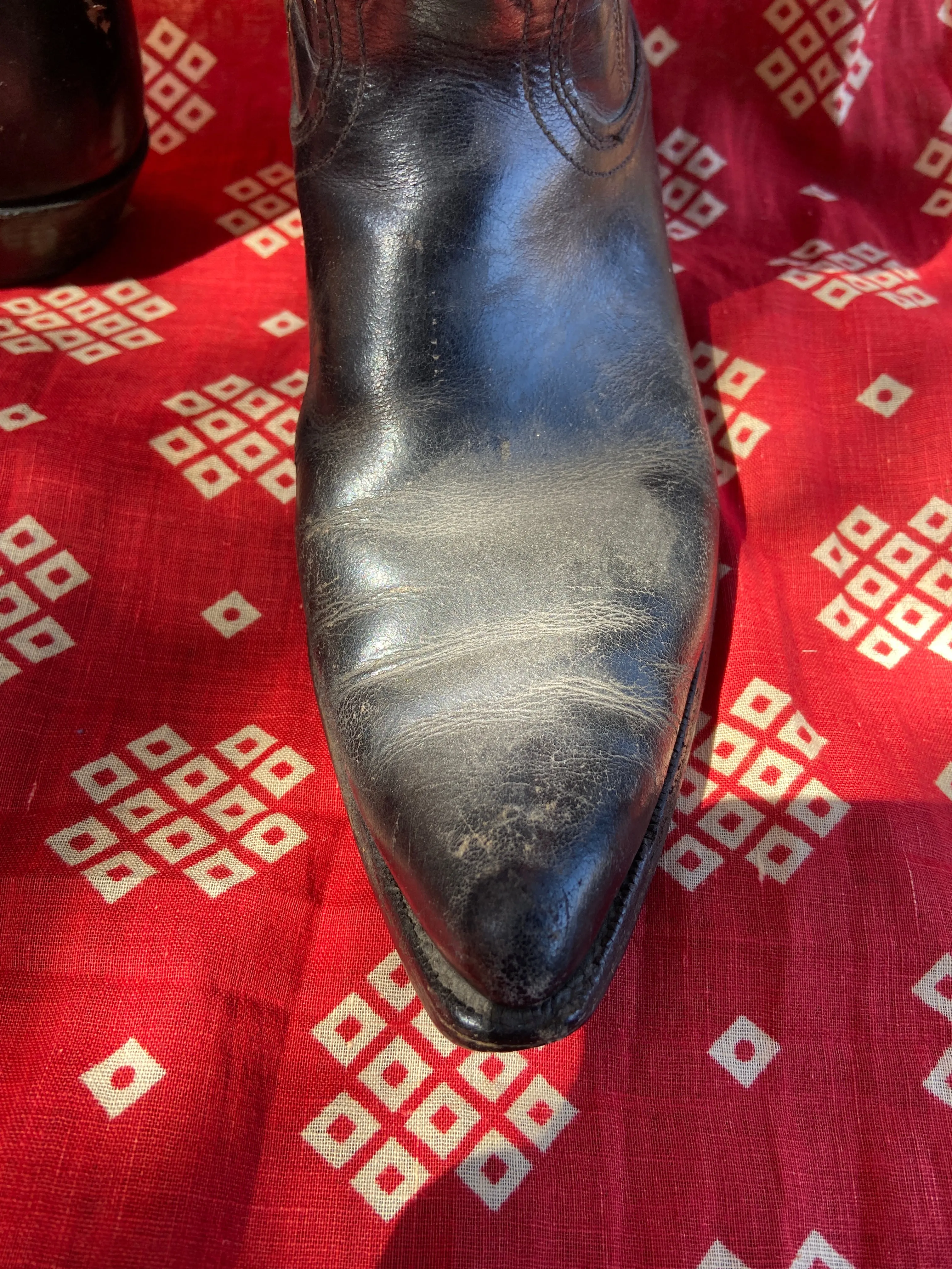 1950s Acme Gold Inlay Cowboy Boots 8.5