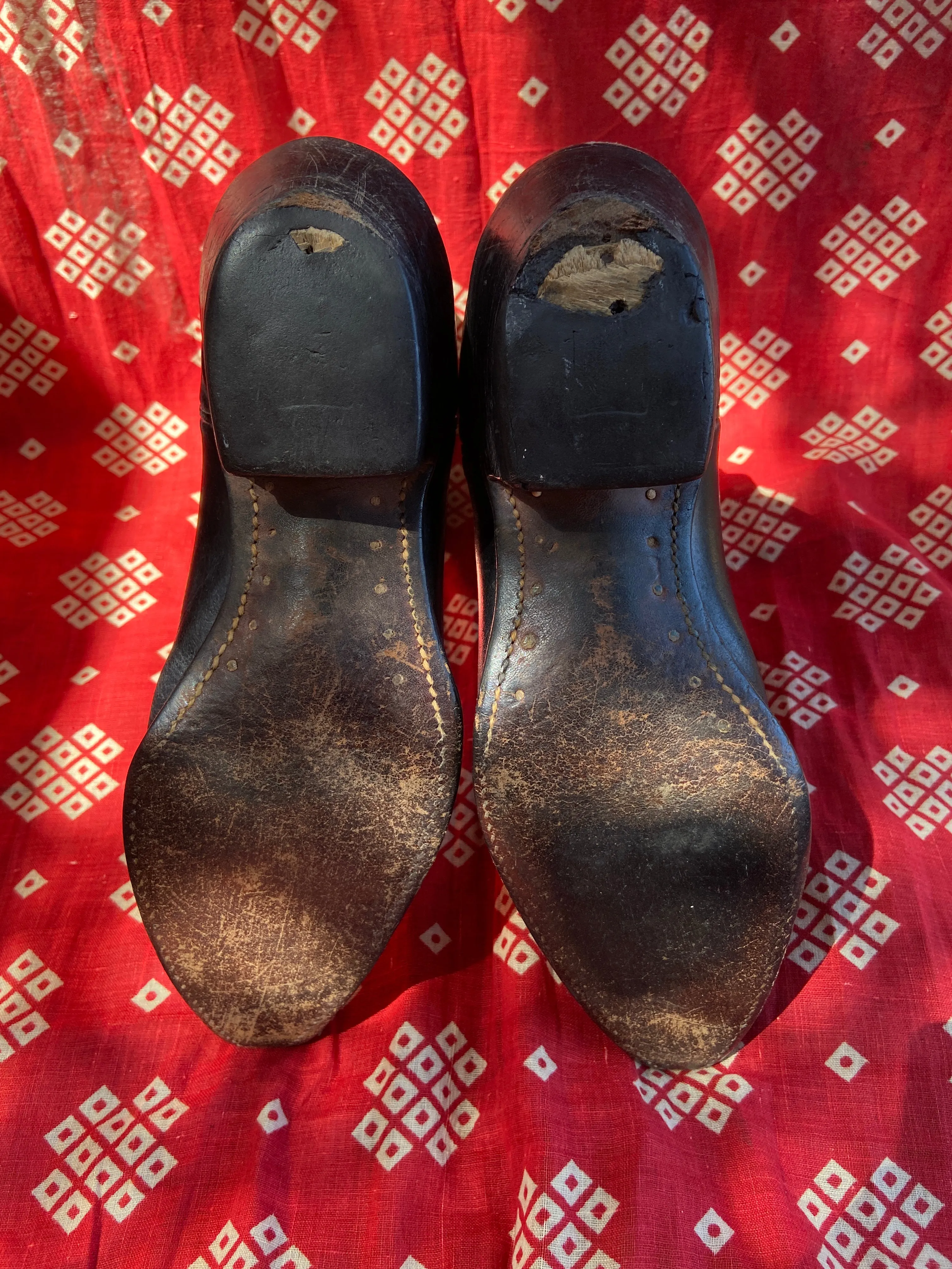 1950s Acme Gold Inlay Cowboy Boots 8.5