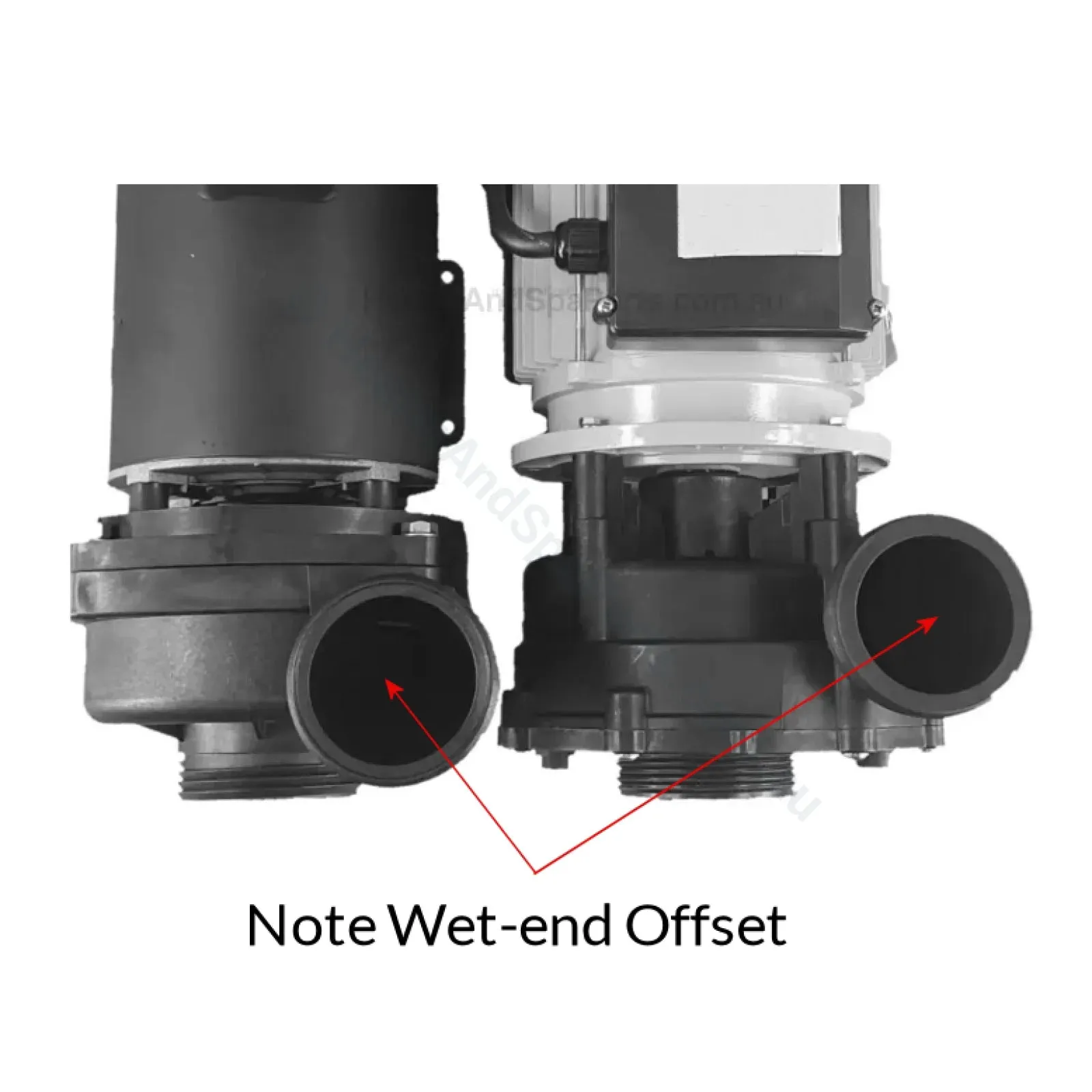 3.0 & 3.5 HP Maxi-flow Two Speed Spa Pump Replacement  - Q6889 - By Spatex