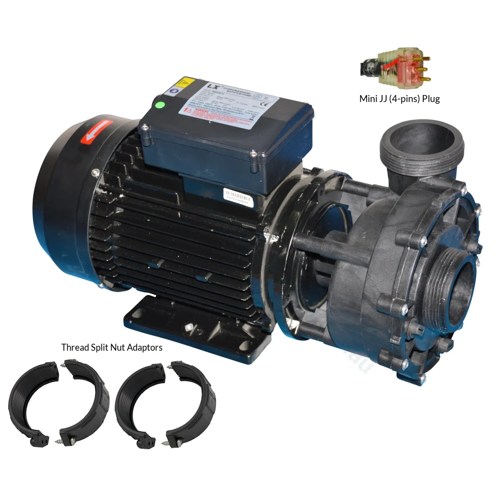 3.0 & 3.5 HP Maxi-flow Two Speed Spa Pump Replacement  - Q6889 - By Spatex