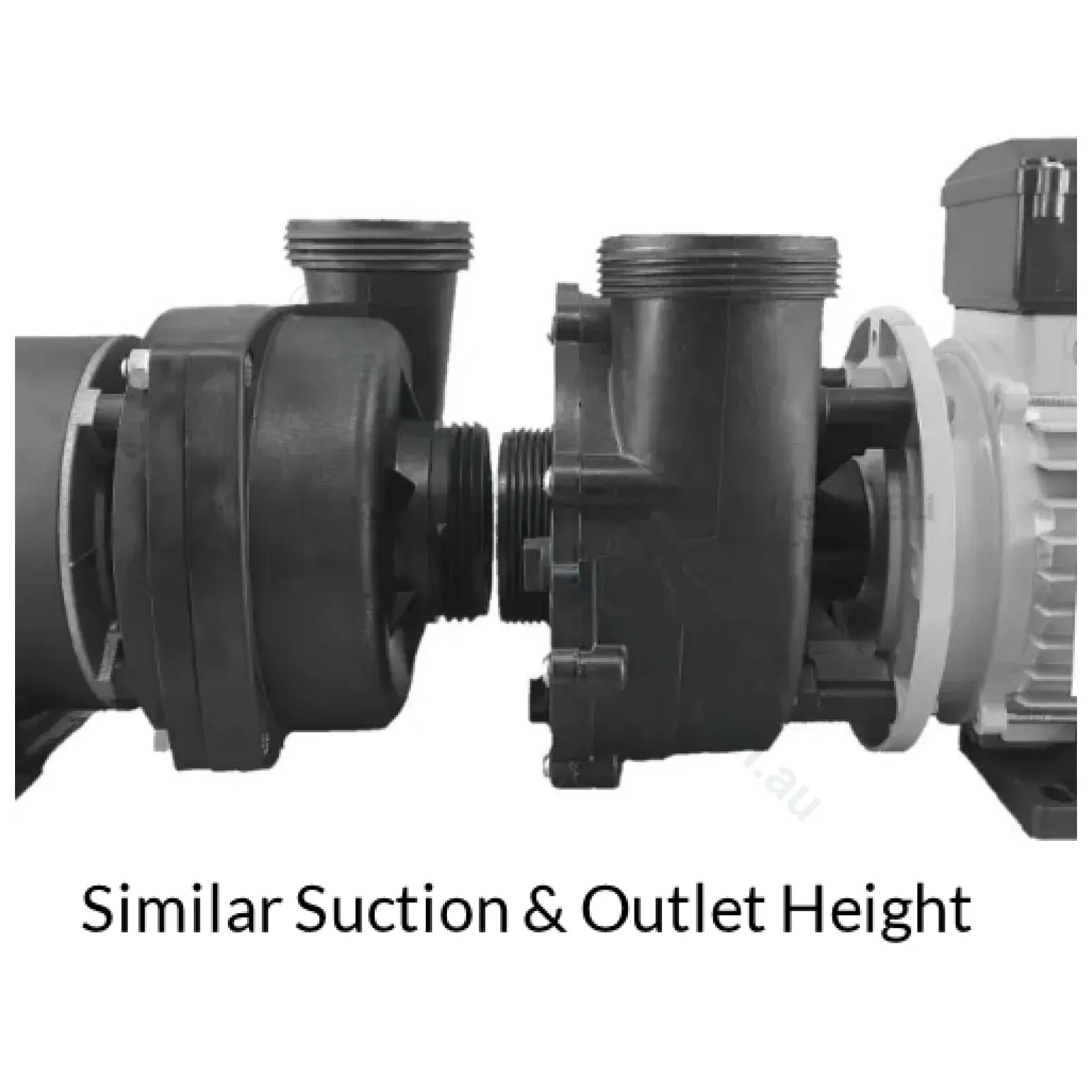 3.0 & 3.5 HP Maxi-flow Two Speed Spa Pump Replacement  - Q6889 - By Spatex