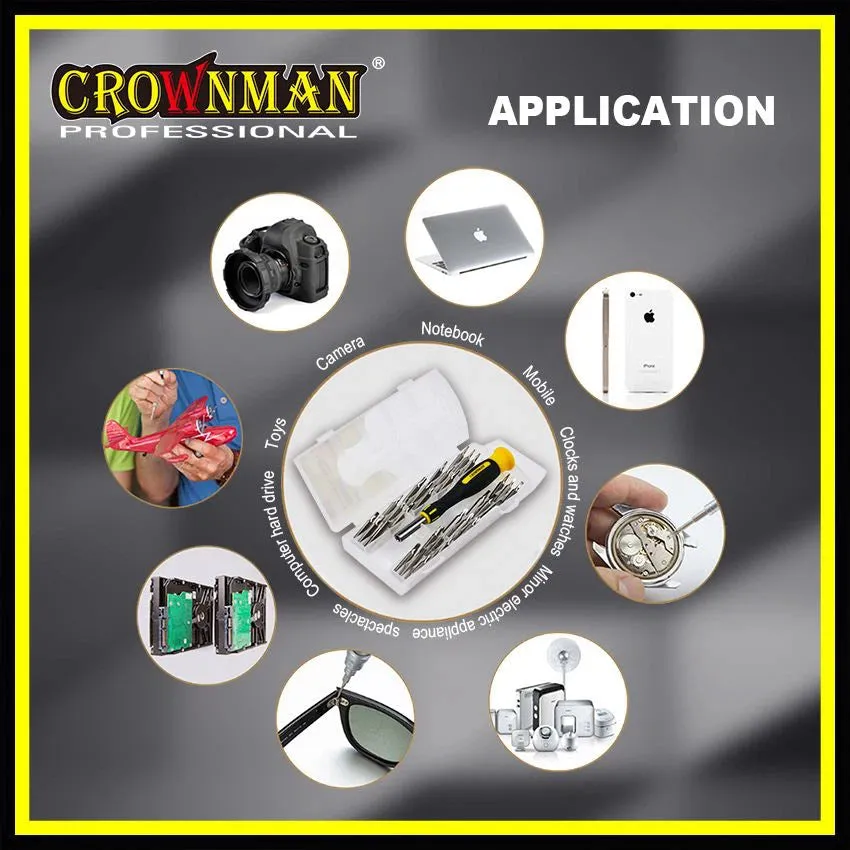 31 Piece Precision Screwdriver & Bits Set