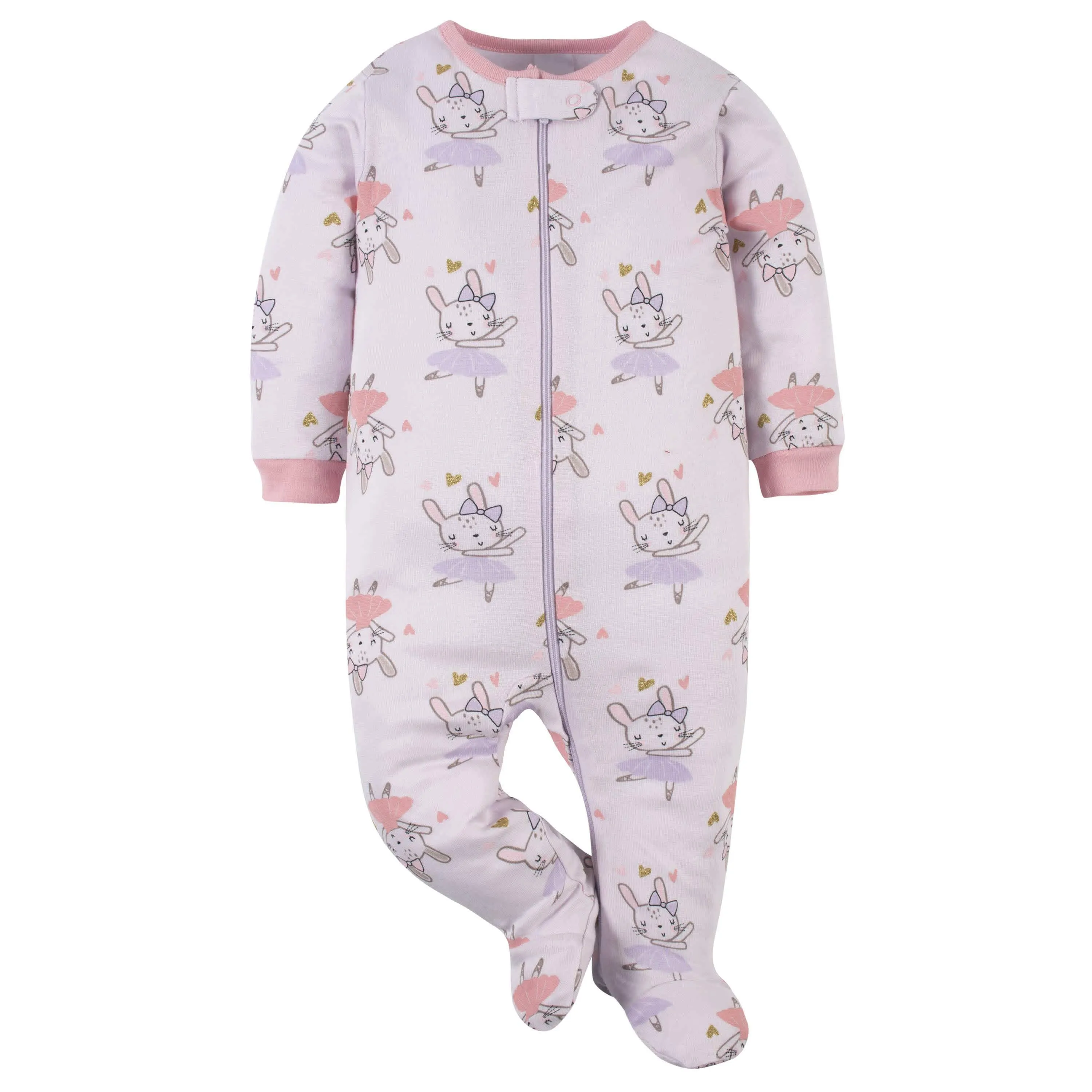 4-Piece Baby Girls Bunny Ballerina Outfit Set