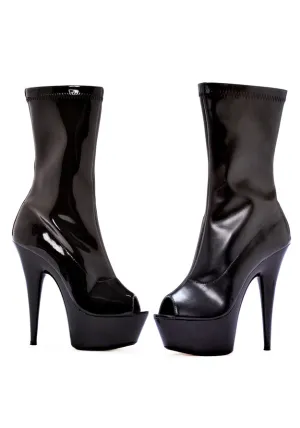 6 PEEP TOE CALF BOOT