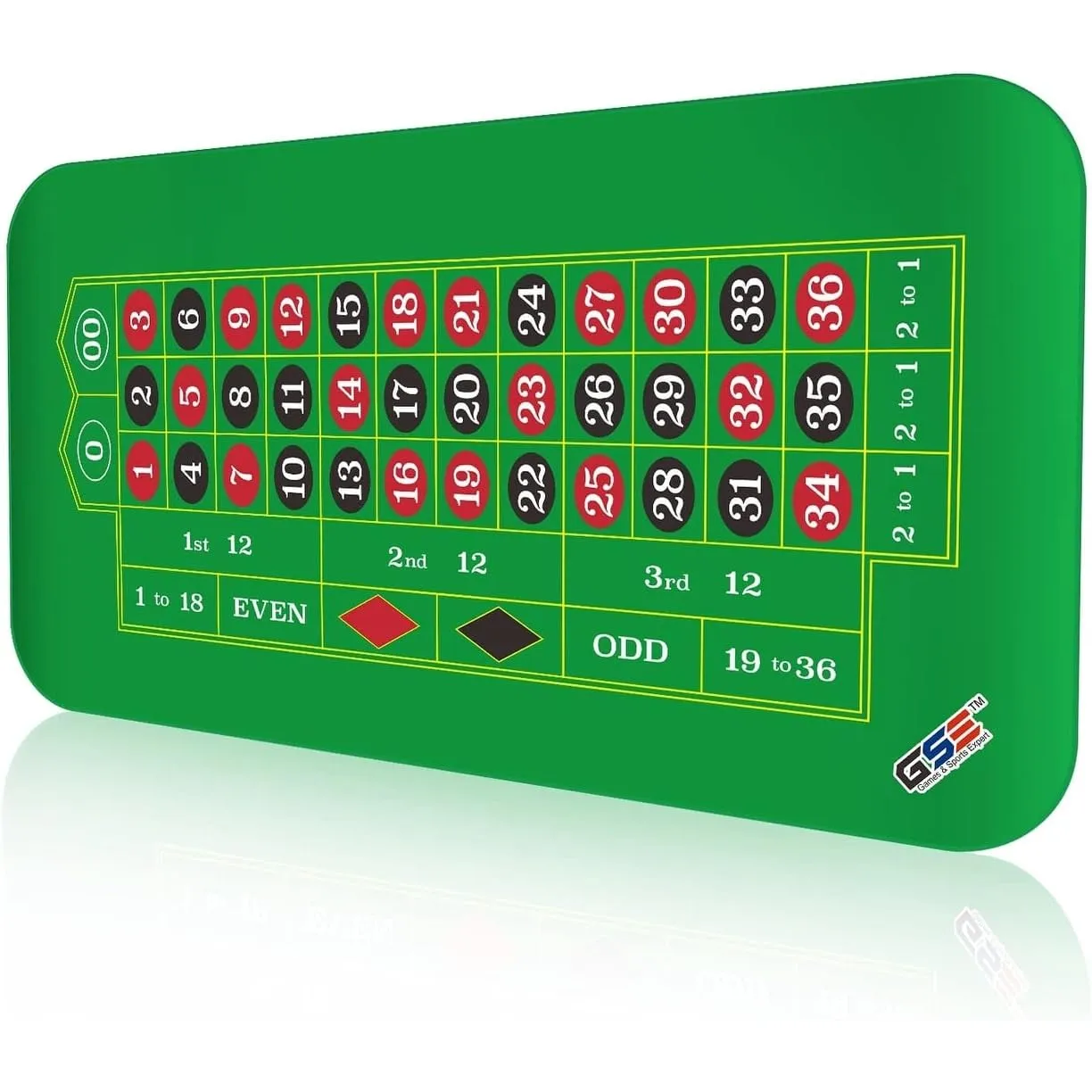 70"x35" asino Layout Mat with arrying Bag Non-Slip Rubber Tabletop