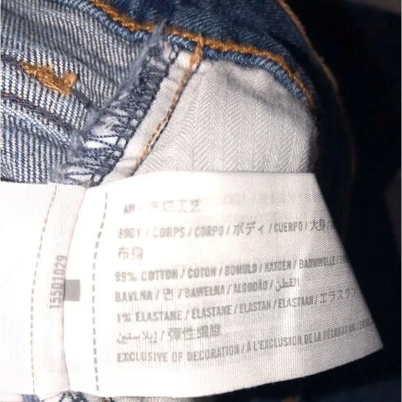 Abercrombie &amp; Fitch Jeans Size 4 XS 27 Ankle Straight Ultra High Rise Curve Love
