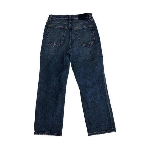 Abercrombie &amp; Fitch Jeans Size 4 XS 27 Ankle Straight Ultra High Rise Curve Love