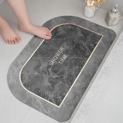 Absorbent Bath Mat Non-Slip Shower Rugs