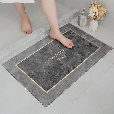 Absorbent Bath Mat Non-Slip Shower Rugs