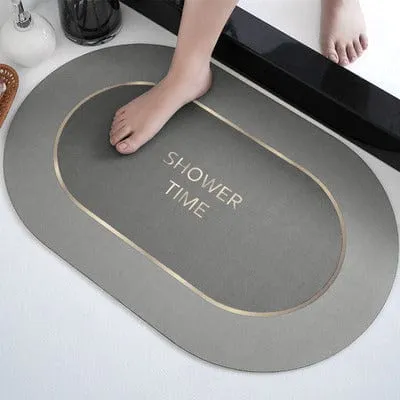 Absorbent Bath Mat Non-Slip Shower Rugs