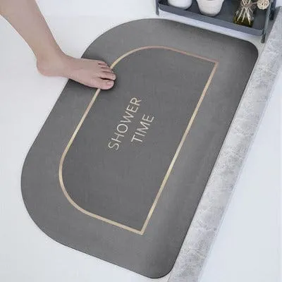 Absorbent Bath Mat Non-Slip Shower Rugs