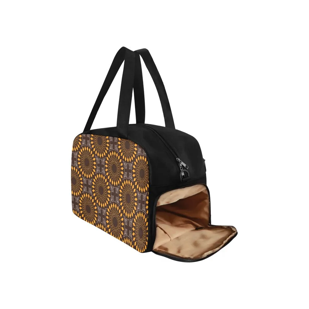 A'isha African Print Fitness Handbag