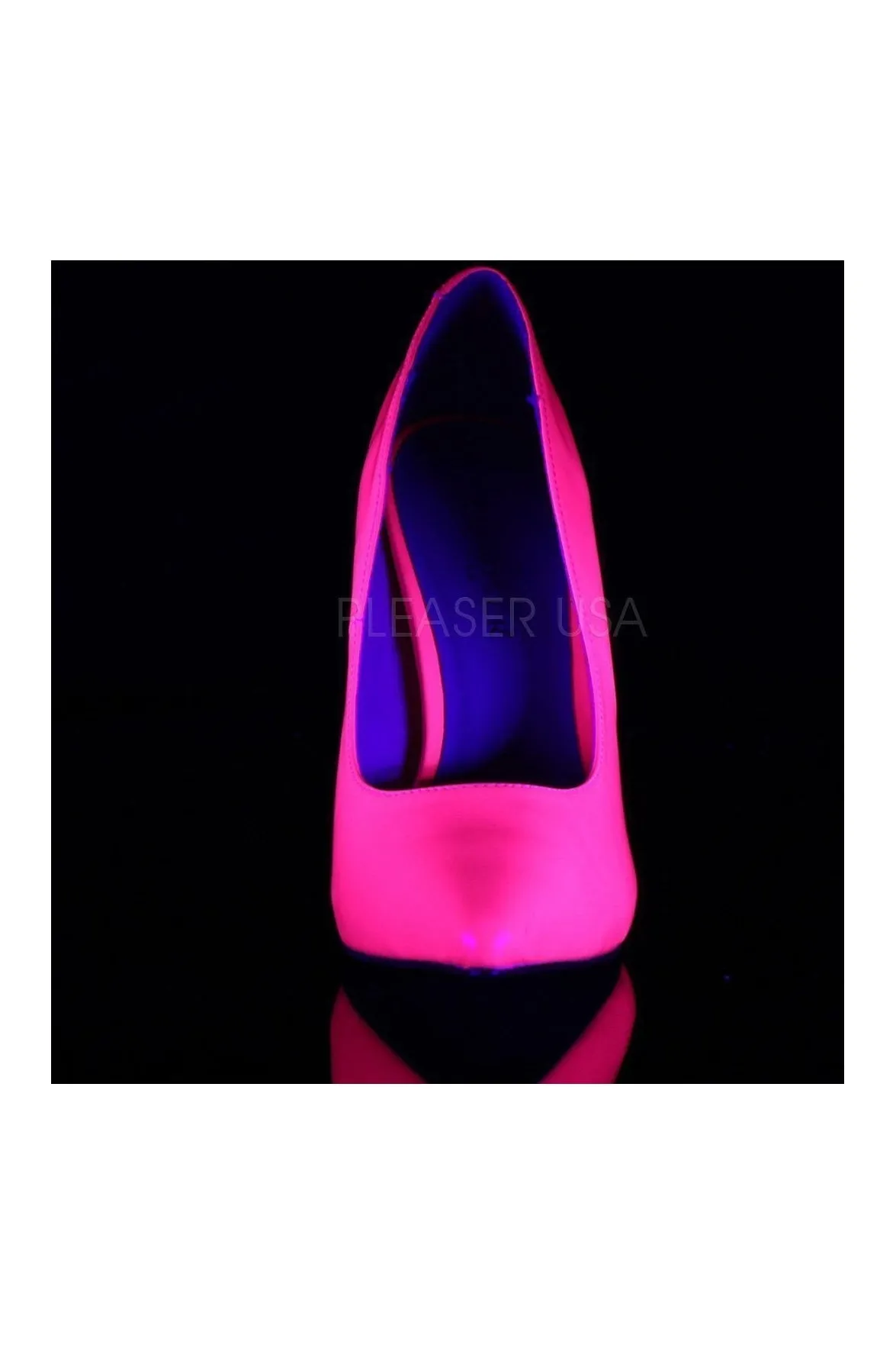 AMUSE-20 Pump  | Neon Hot Pink Patent