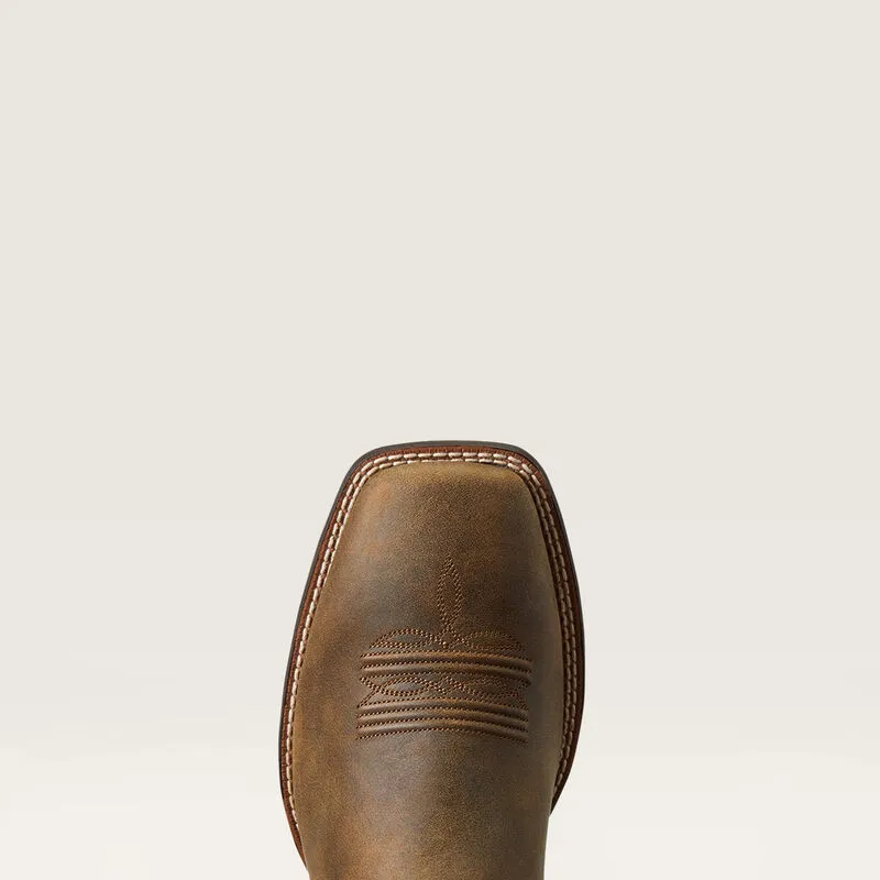 Ariat Brown Brander Broad Square Toe Western Boots for Men