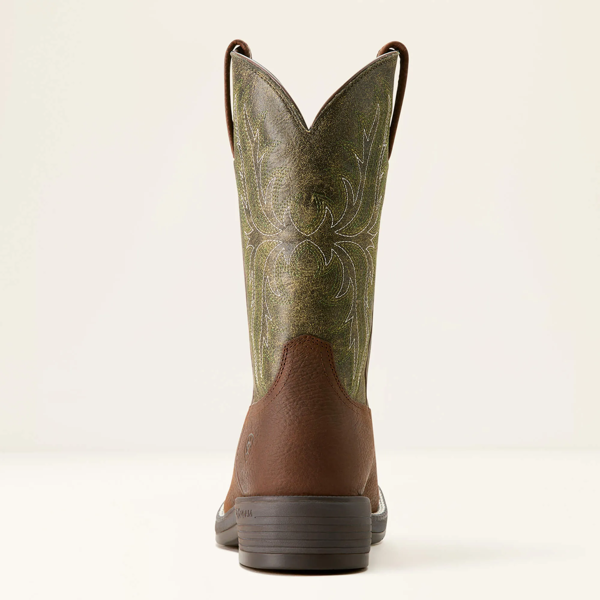 Ariat Men's Ridgeback Round Toe Cowboy Western Boot -Green- 10053575