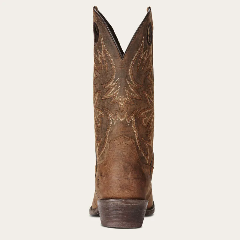 Ariat Men's Weathered Brown Circuit Striker Blunt Toe Western Boots