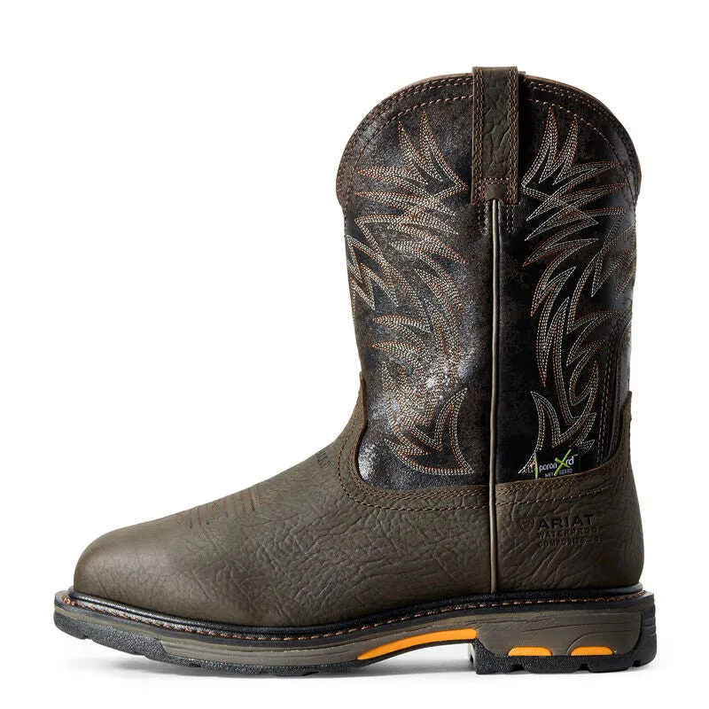 Ariat WorkHog Wide Square Toe Waterproof MetGuard Composite Toe Work Boot
