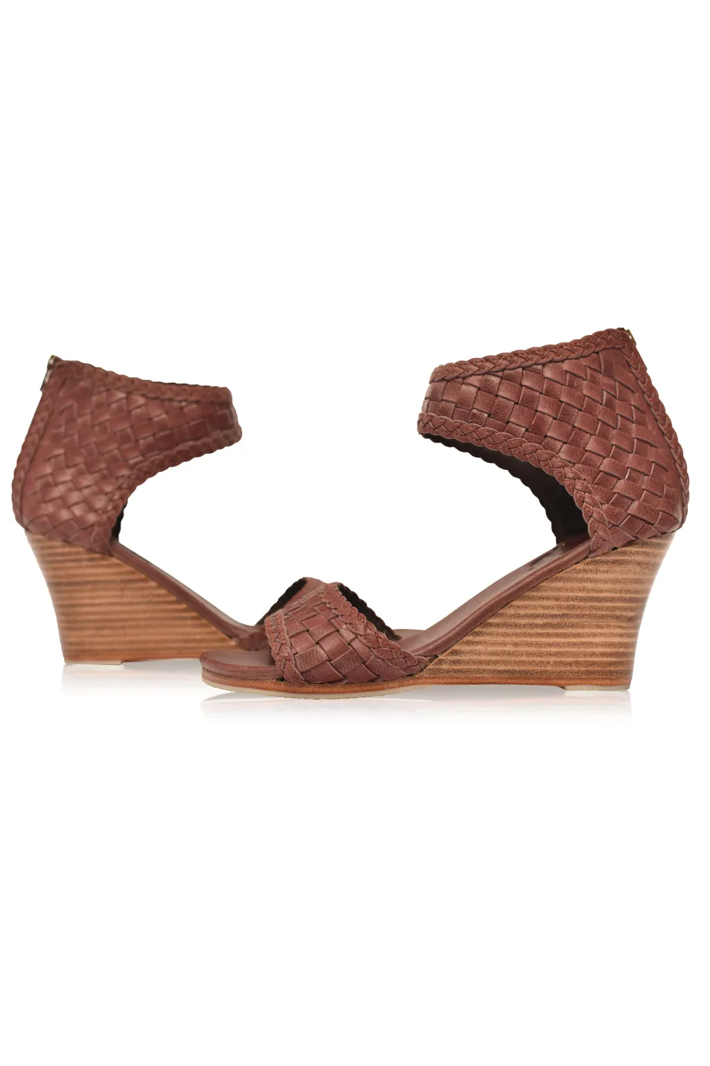 Athena Leather Wedges (Sz.  9 & 9.5, 10)