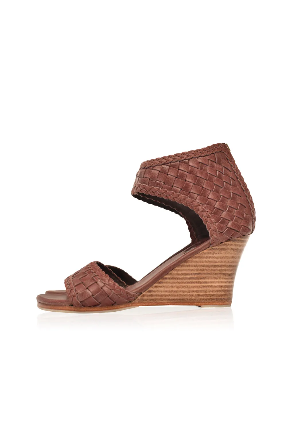 Athena Leather Wedges (Sz.  9 & 9.5, 10)