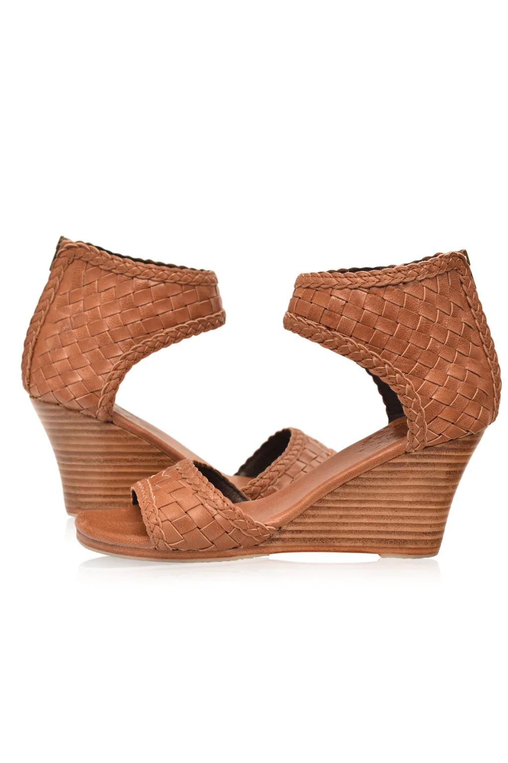 Athena Leather Wedges (Sz.  9 & 9.5, 10)