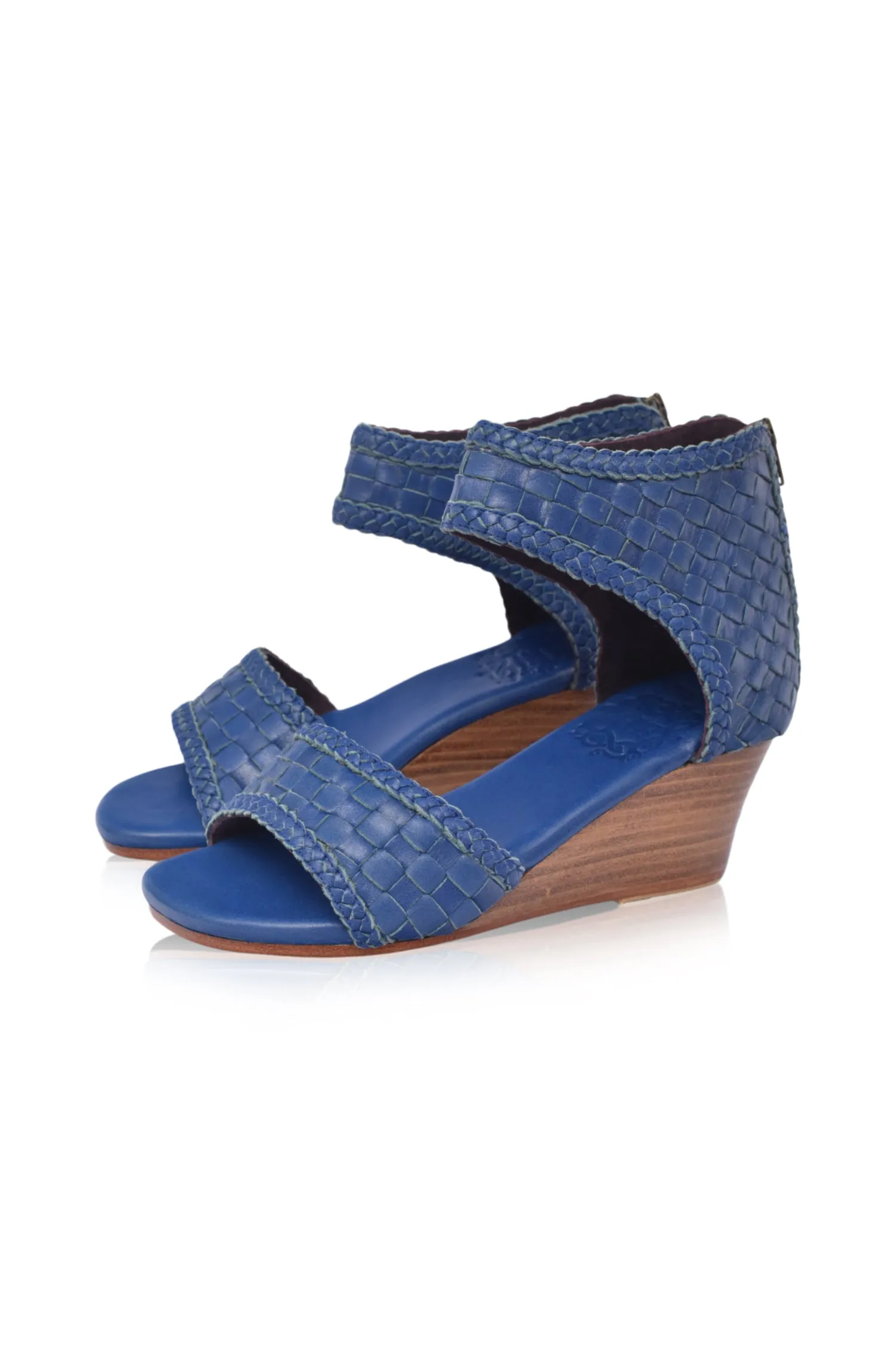 Athena Leather Wedges (Sz.  9 & 9.5, 10)