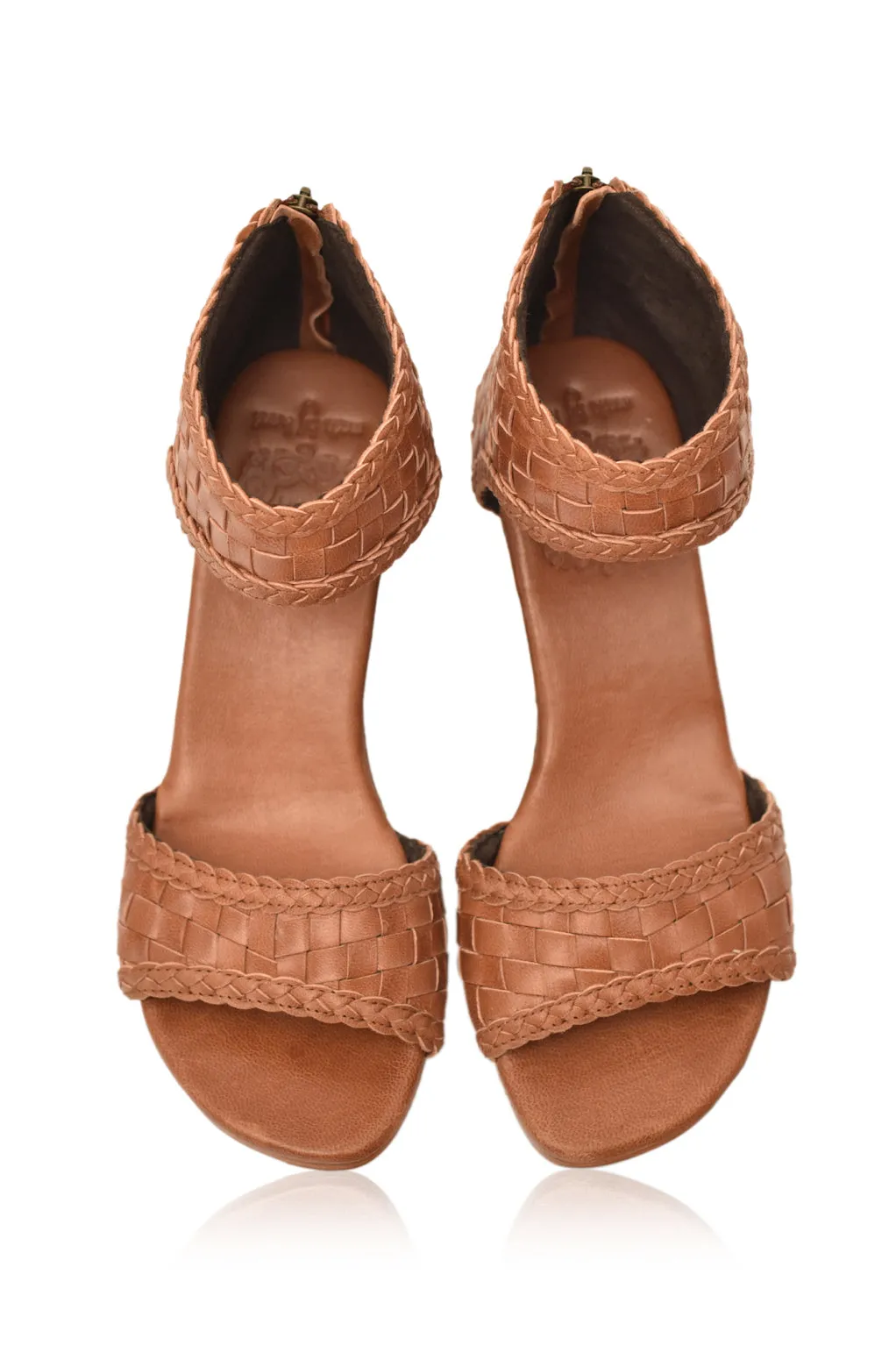 Athena Leather Wedges (Sz.  9 & 9.5, 10)