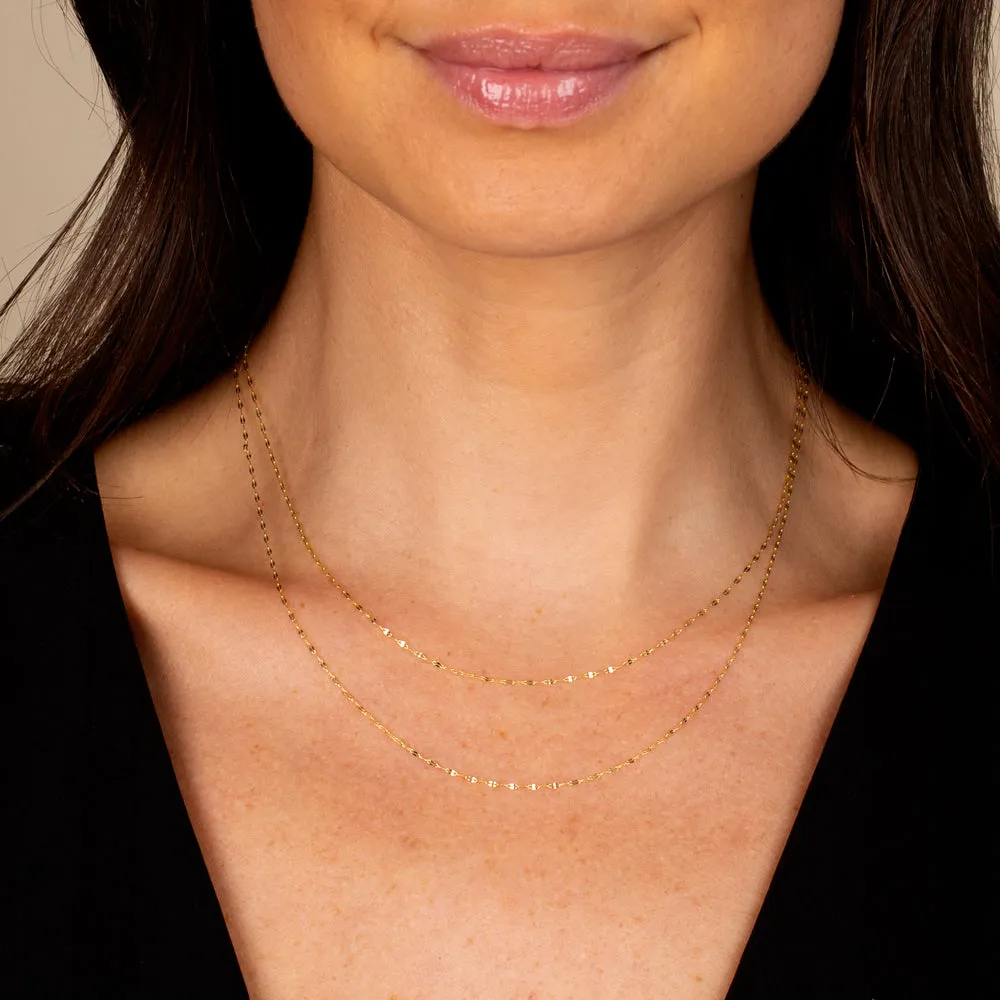 Baby Gucci Necklace 14K