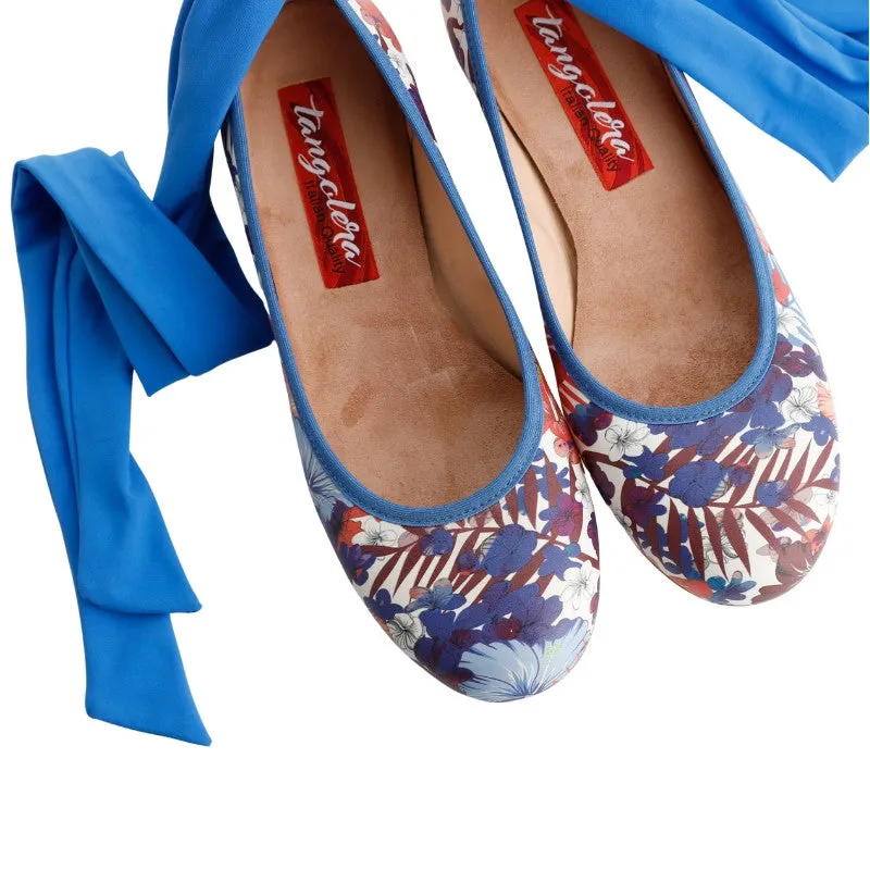 Ballerina - Blue Flowers