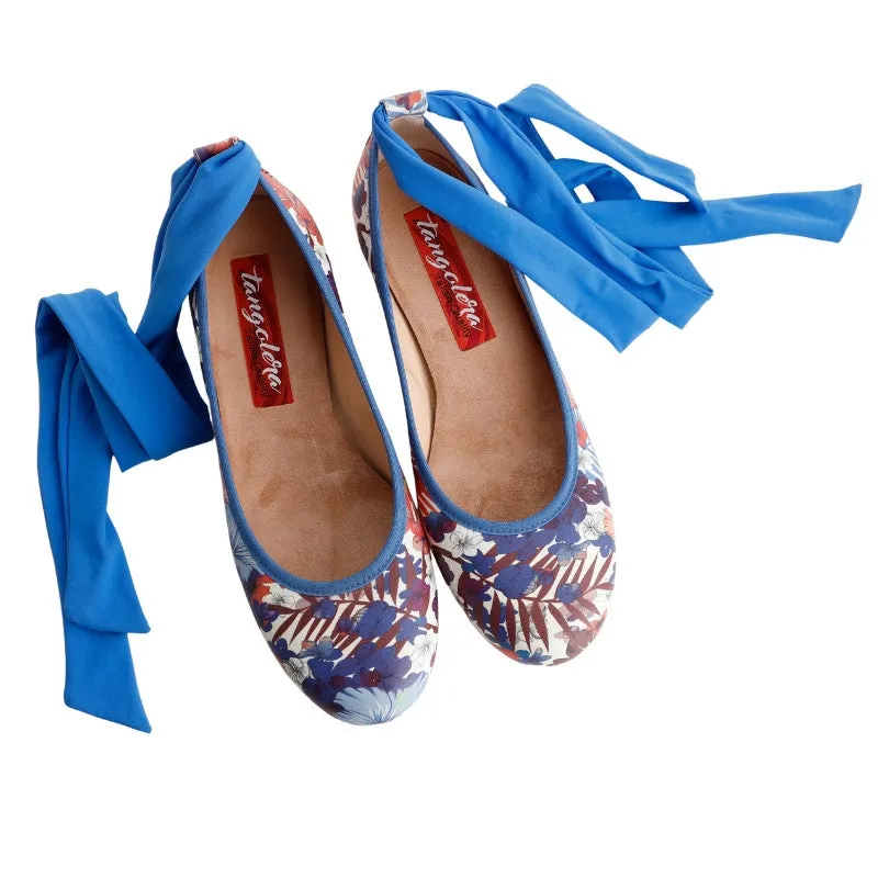 Ballerina - Blue Flowers