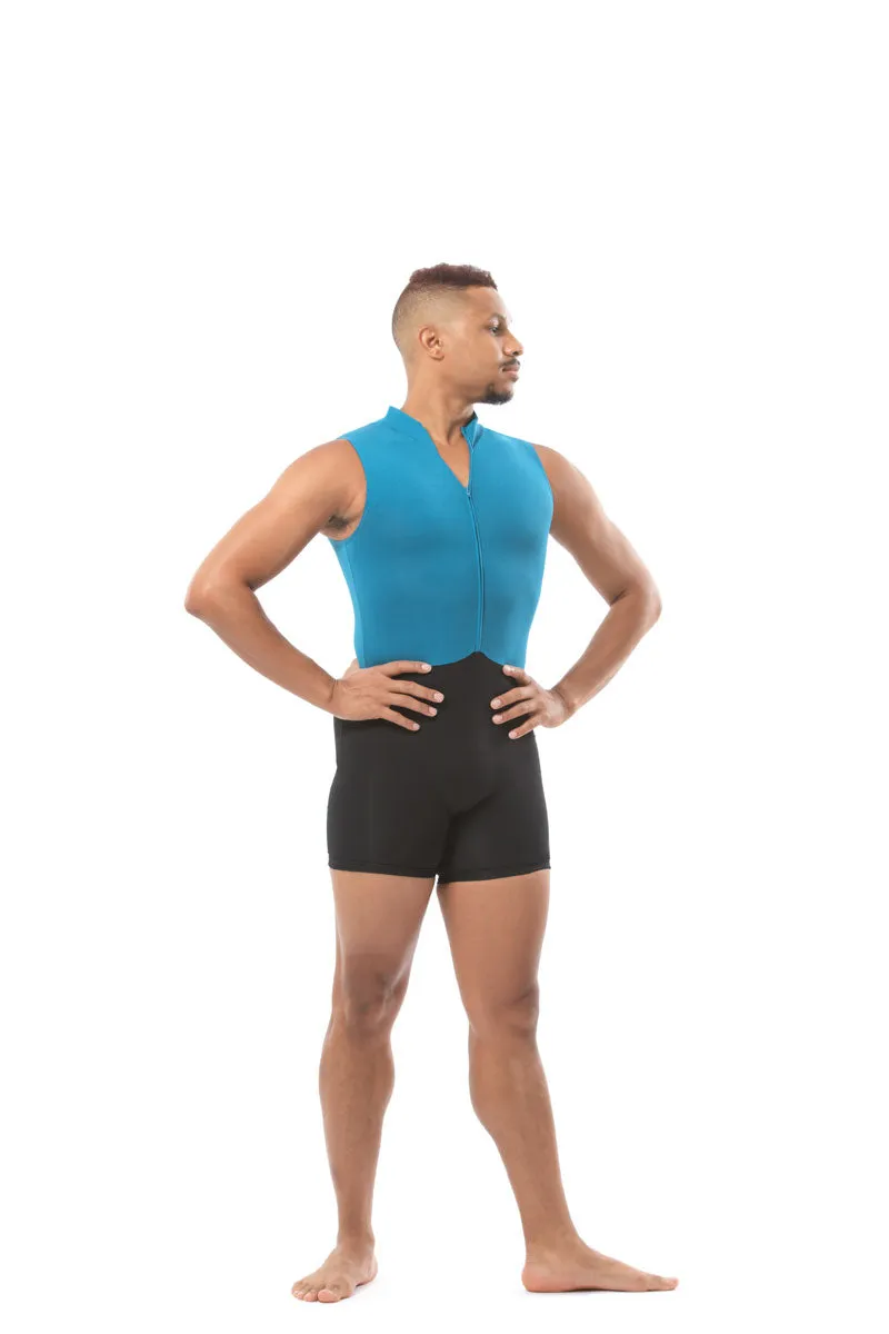 Ballet Rosa Siegfried Zip Front Duotone Biketard