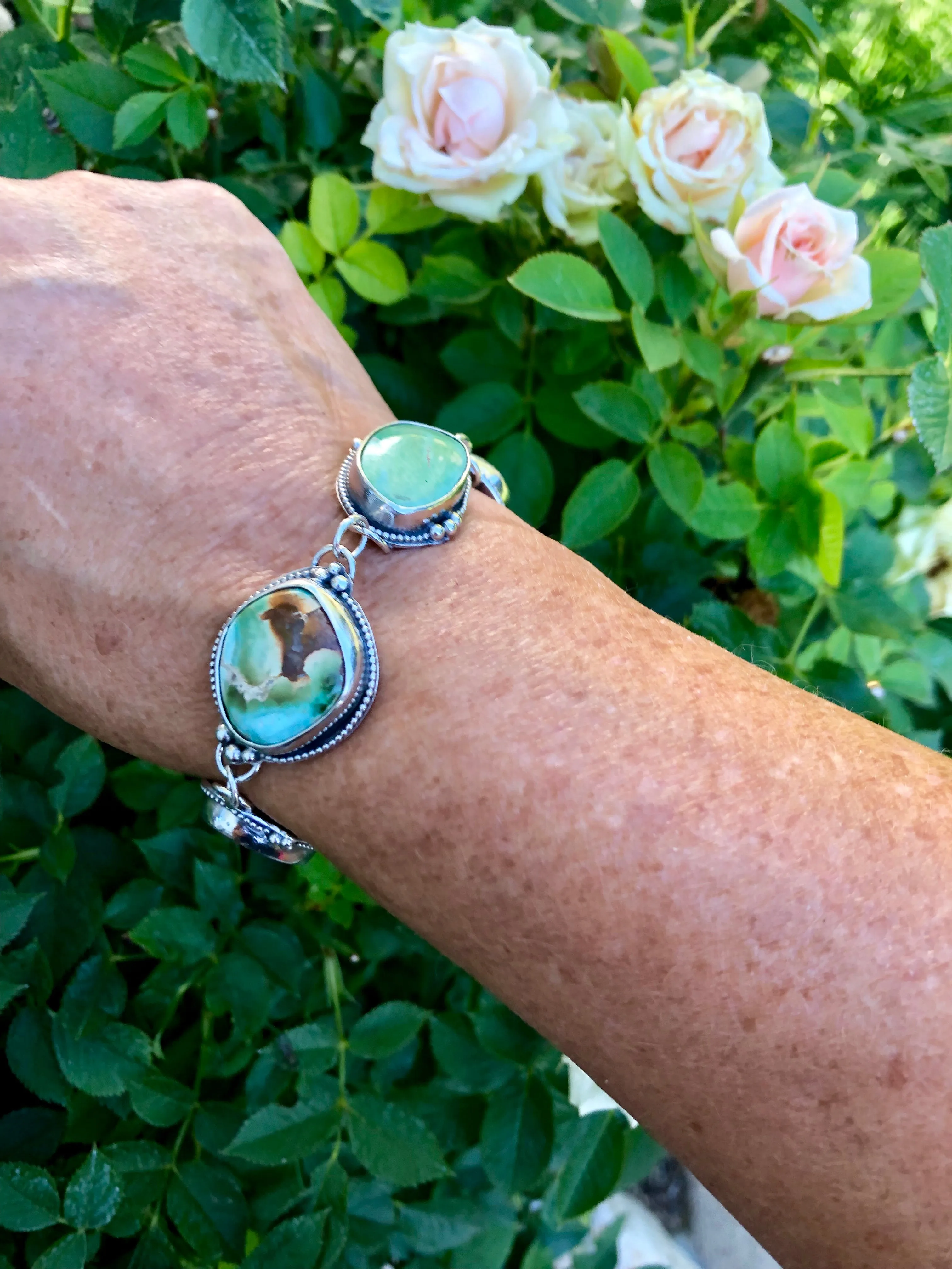 Bear Country Old Royston Turquoise sterling silver bracelet