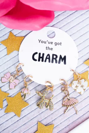 Beauty In Dance Goldtone Charm Set