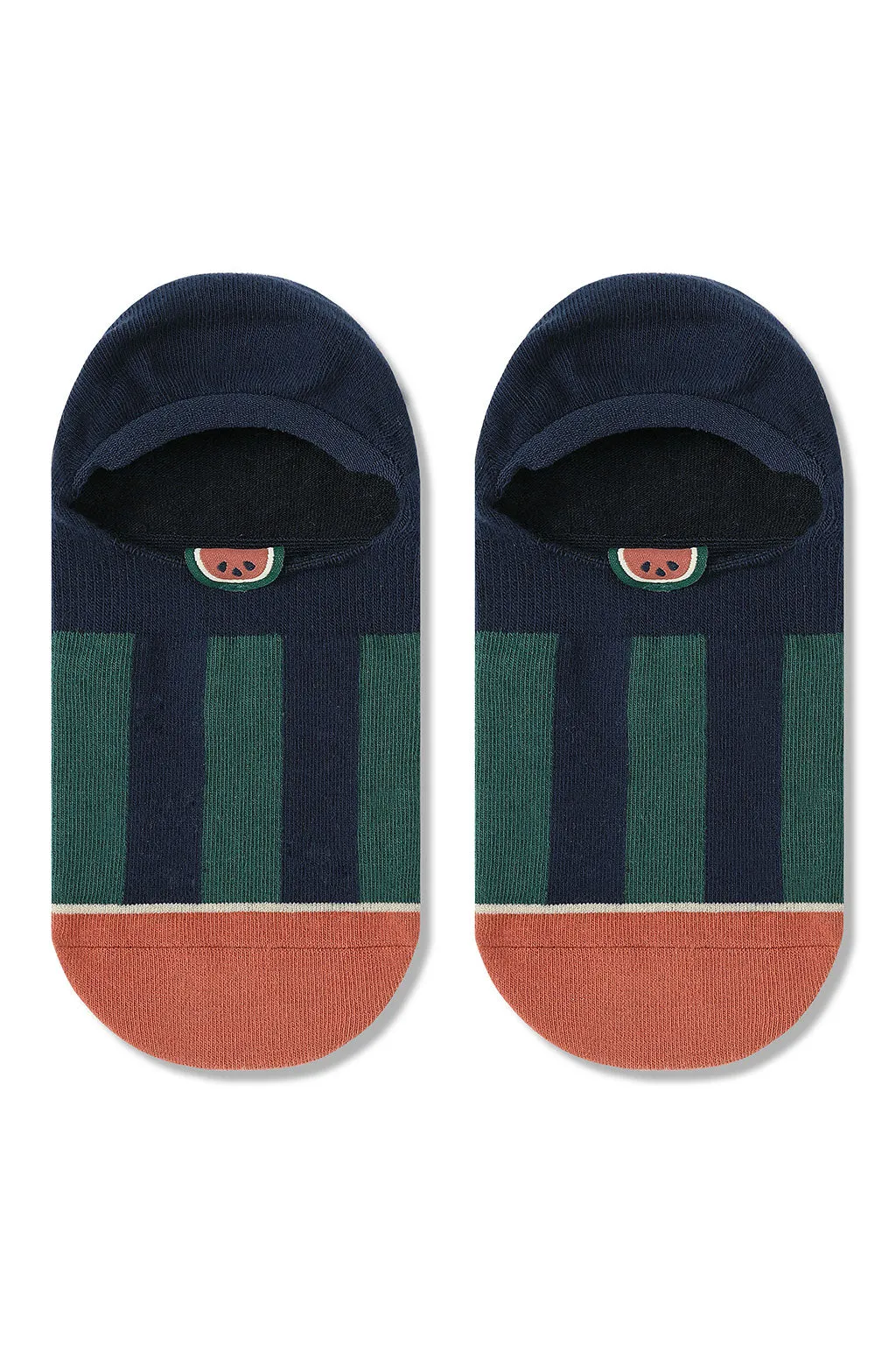 Beholder Melon No Show Sock