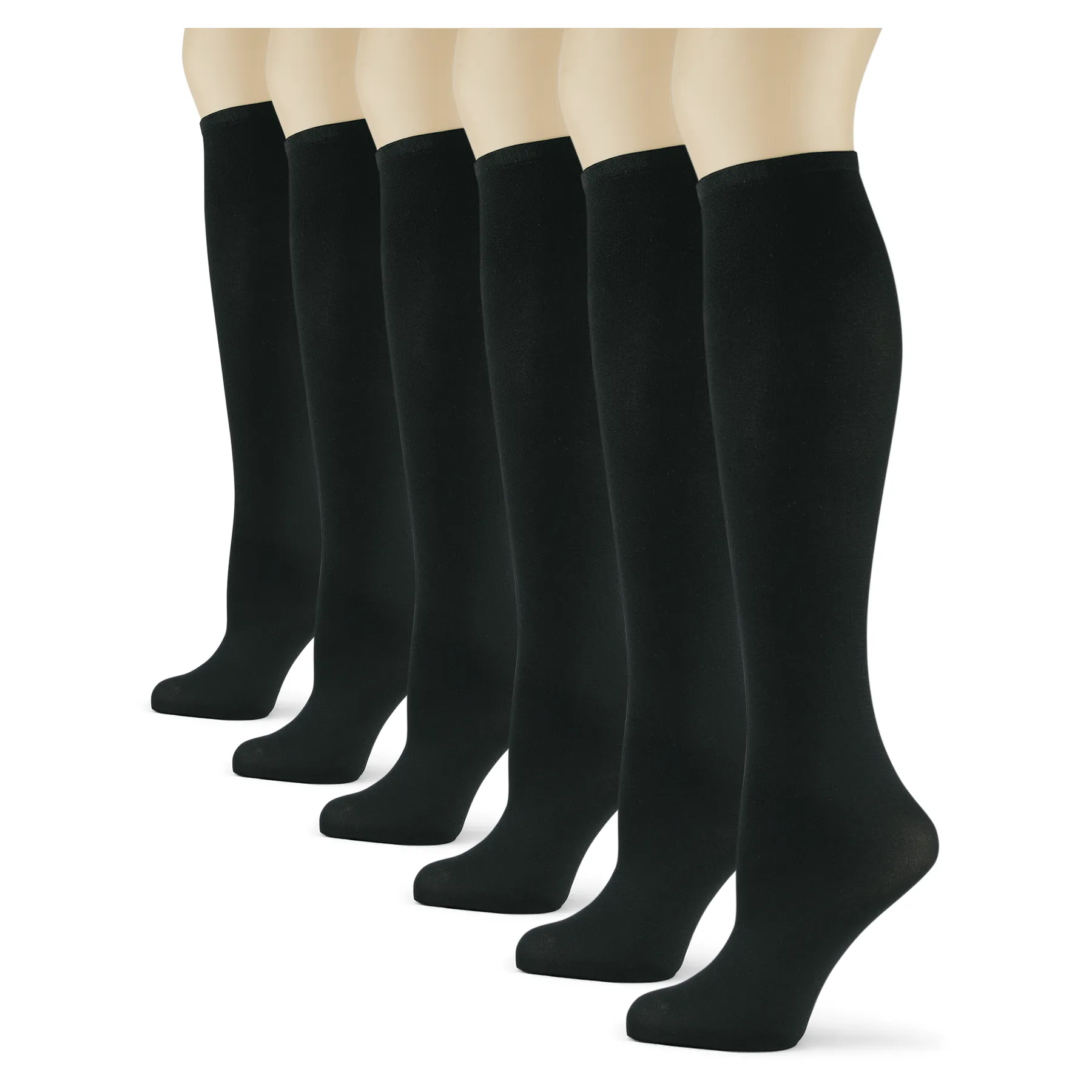 Black Adult Knee Highs