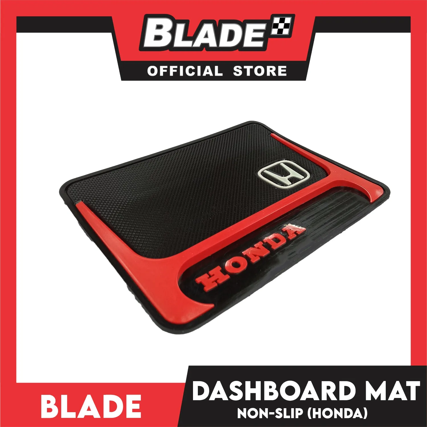 Blade Car Dashboard Mat Non-Slip (Honda Design) 18cm x 13.5cm