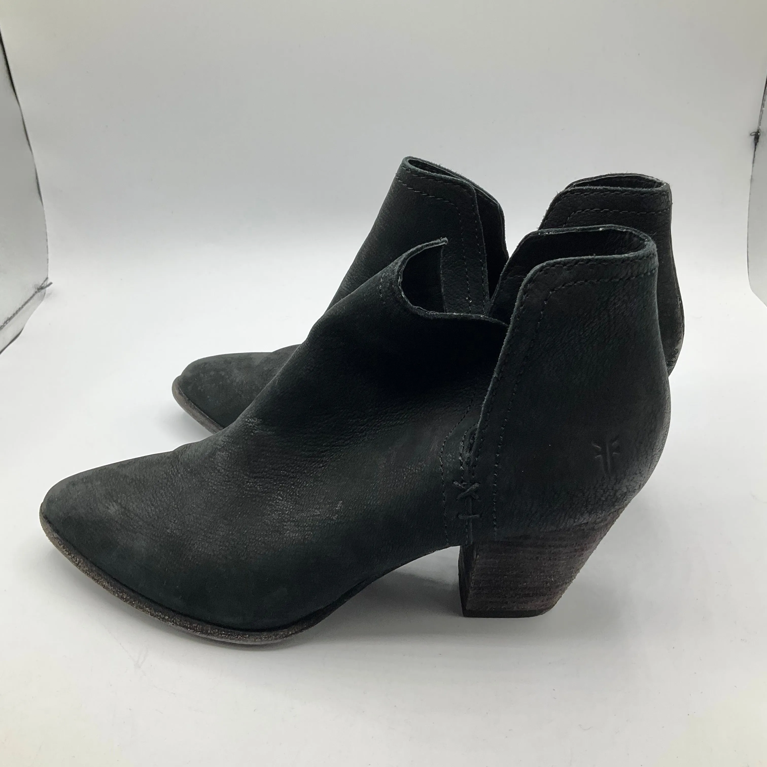 Boots Ankle Heels By Frye In Black, Size: 7