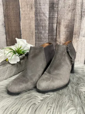 Boots Ankle Heels By Sperry In Grey, Size: 8