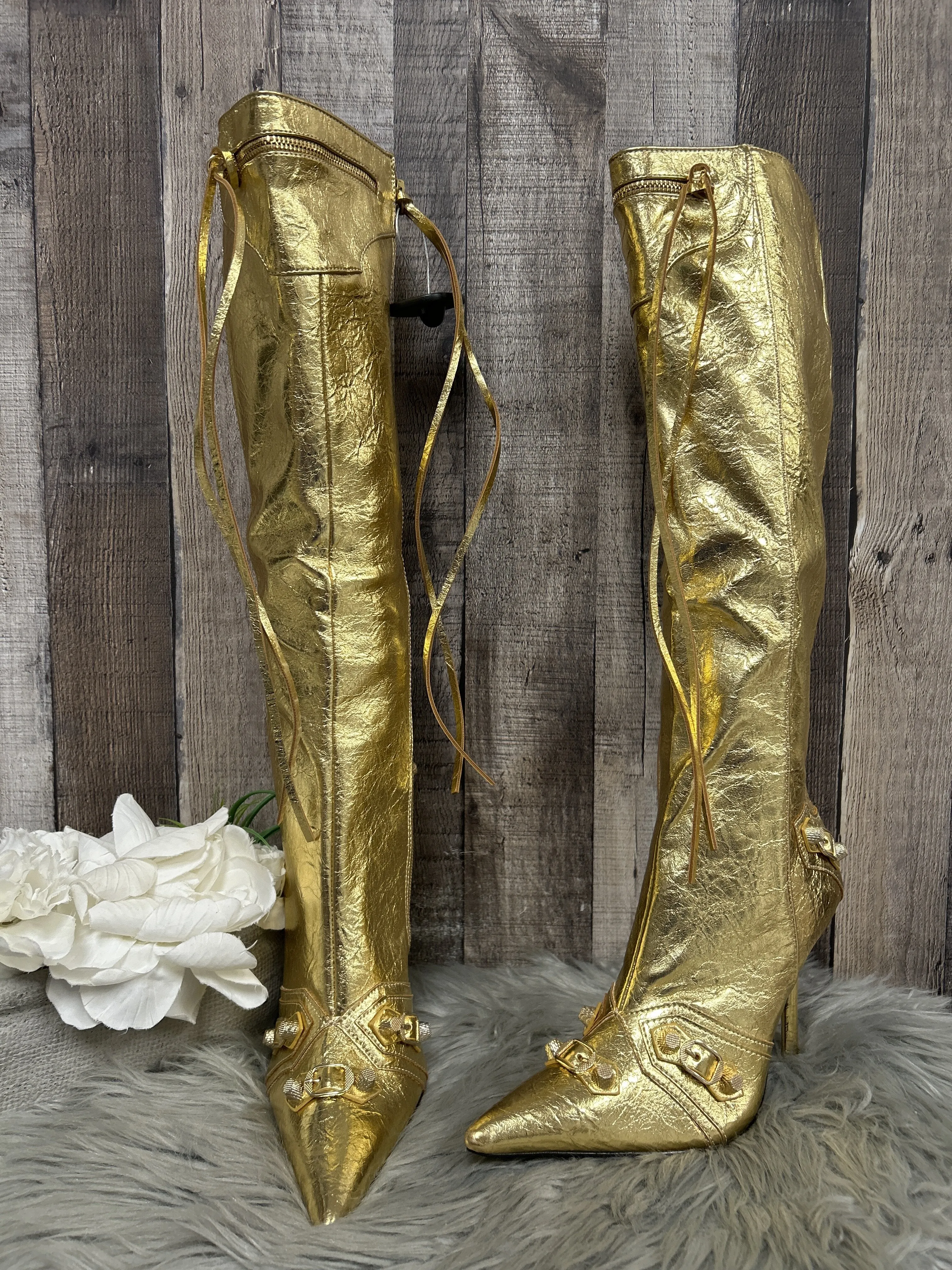 Boots Knee Heels By Liliana  Size: 8