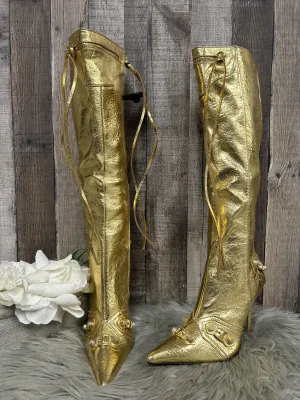 Boots Knee Heels By Liliana  Size: 8