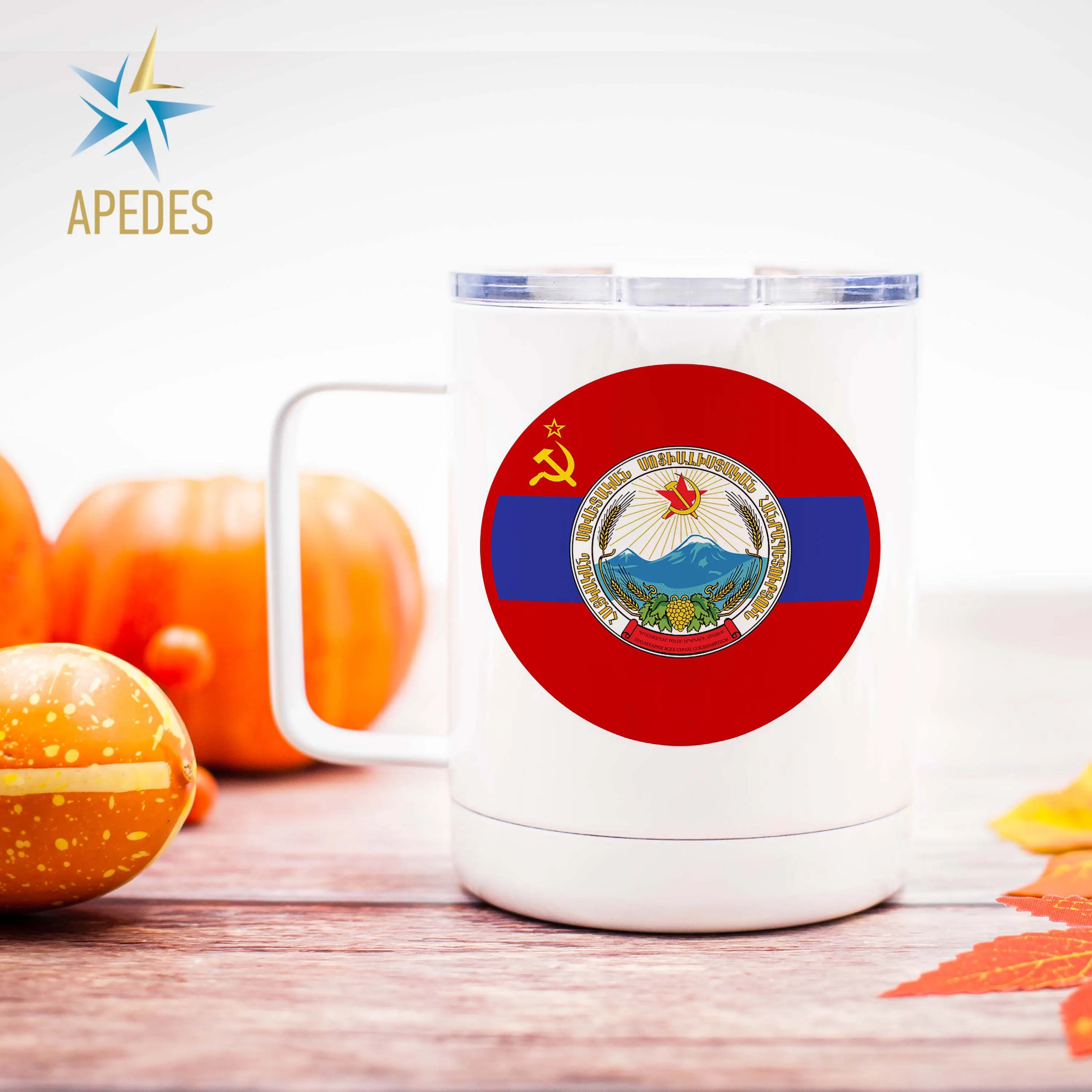 Born in USSR Stainless Steel Travel Mug 13 OZ