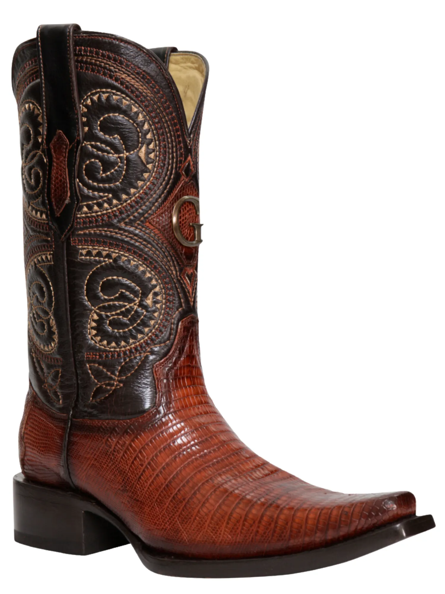 Botas Vaqueras Exoticas de Lizard Original para Hombre 'El General' - ID: 45074