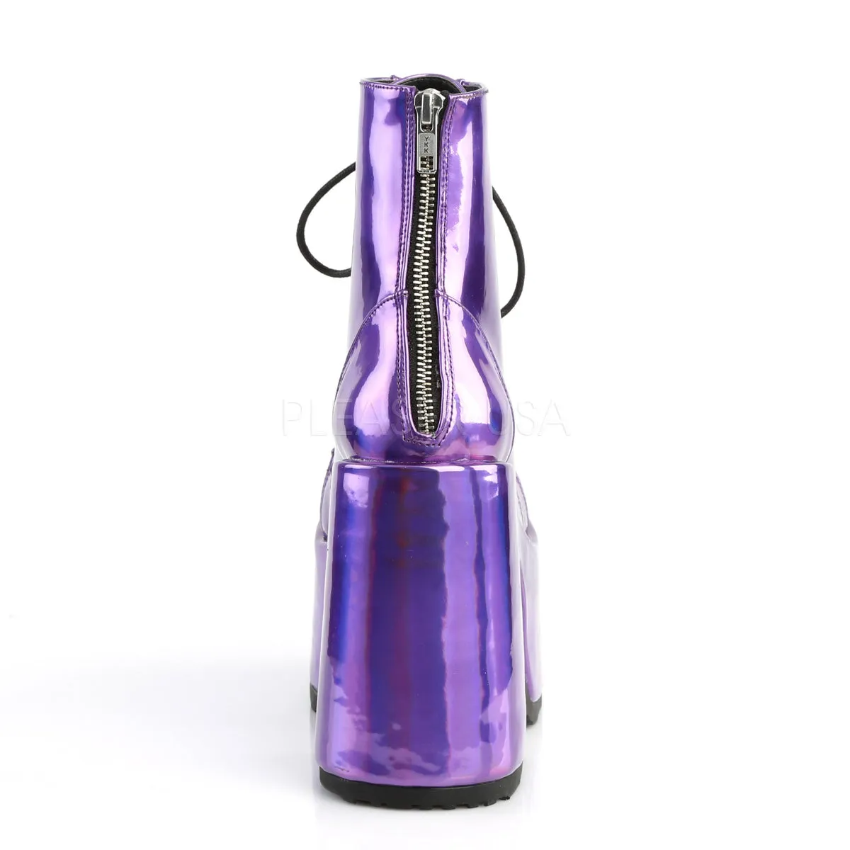 CAMEL-203  Purple Hologram Vegan Leather