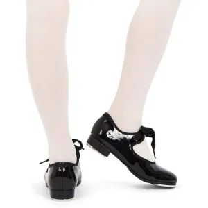 Capezio 356C Child Shuffle Tap Shoe - Black Patent