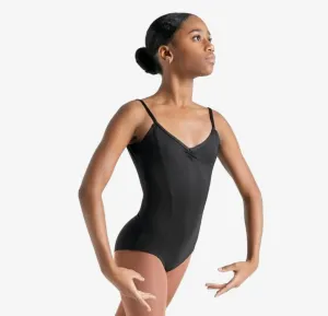 Capezio Vneck Camisole Leotard in Black: Womens XS to XL