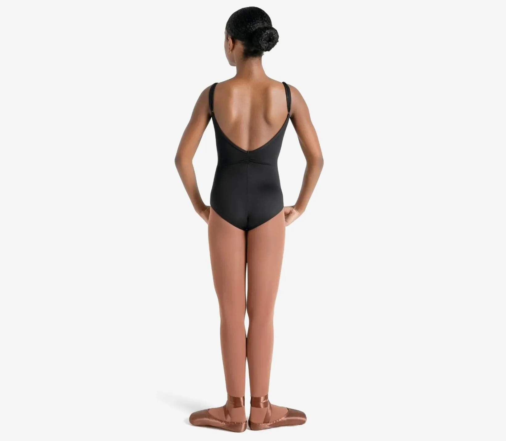 Capezio Vneck Camisole Leotard in Black: Womens XS to XL