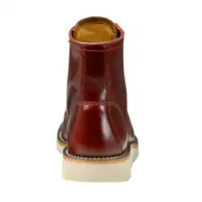 Carhartt Men's 6" Moc Toe Slip Resist Wedge Work Boot -Redwood- FW6145-M