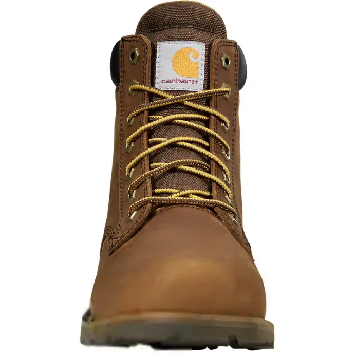 Carhartt Men's Frontier 6" Steel Toe Water Resist Boot -Brown- FN6254-M