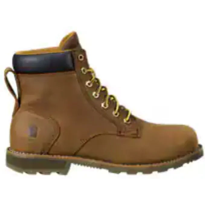 Carhartt Men's Frontier 6" Steel Toe Water Resist Boot -Brown- FN6254-M